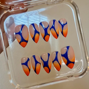 HighTide custom acrylic nail set — handmade press-on nails